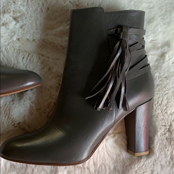 Halogen Gray Tassel Booties - Picture 3 of 8